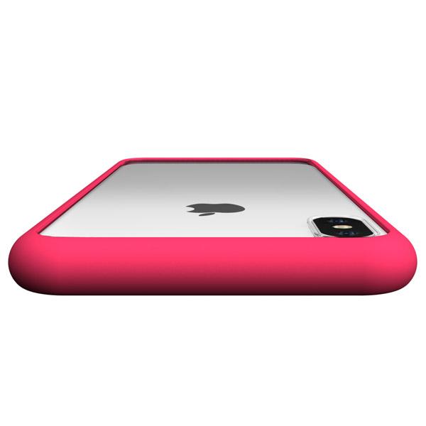 ABSOLUTE TECHNOLOGY LINKASE AIR with Gorilla Glass for iPhone XS（側面TPU：ピンク） ATAIRIPXSPK |  | 06