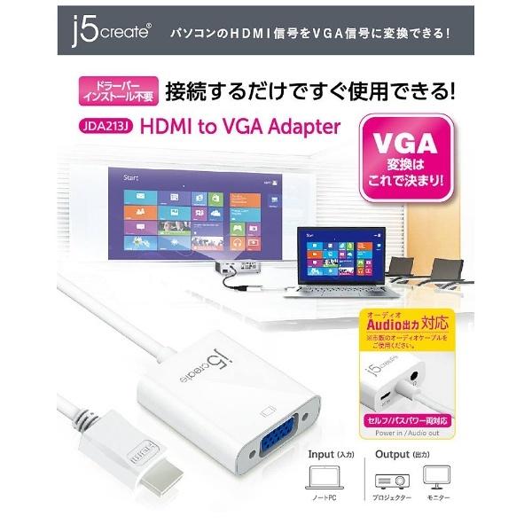 J5 JDA213J HDMI TO VGA変換アダプター | BRAVIA J5 | 03