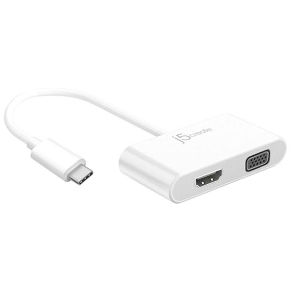 J5 JCA174 USB-C to Dual VGA＆HDMI Multi-Display Adapter ホワイト |  | 01