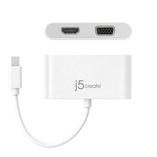J5 JCA174 USB-C to Dual VGA＆HDMI Multi-Display Adapter ホワイト |  | 04
