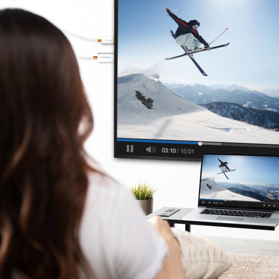 J5 〔ワイヤレスHDMI〕ミラーリング ドングルレシーバー ScreenCast ホワイト JVAW56 |  | 08