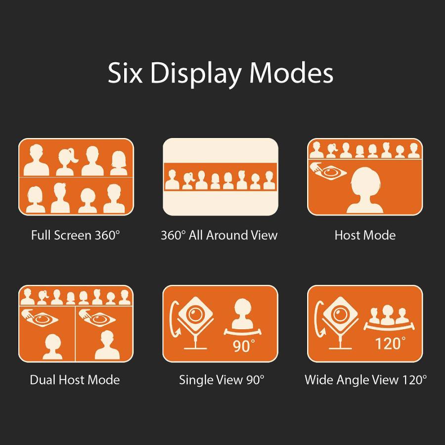 J5 ウェブカメラ マイク内蔵 360° パノラマミーティング ホワイト JVCU360 ［有線］ |  | 08