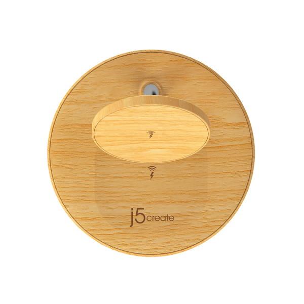J5 マグネット式　2in1 ワイヤレス充電器  木目調 JUPW2106NP |  | 02