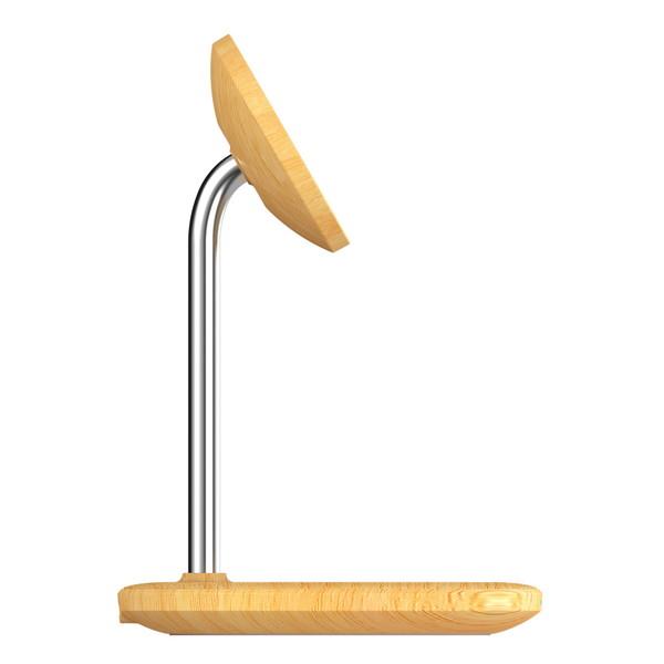 J5 マグネット式　2in1 ワイヤレス充電器  木目調 JUPW2106NP |  | 03