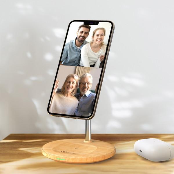 J5 マグネット式　2in1 ワイヤレス充電器  木目調 JUPW2106NP |  | 08