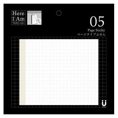 ロジック Here I Am!シリーズ ページタイプふせん MA-001139 グレイッシュイエロー | ブランド登録なし | 01