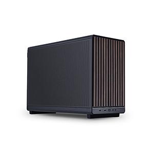 LIANLI PCケース [Micro ATX /Mini-ITX] (木製フロントパネル) A3-mATX-WD ブラック | 