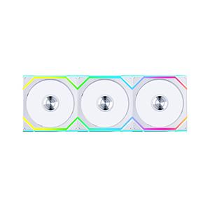 LIANLI ケースファンｘ3 [120mm /2000RPM]＋コントローラー (リバースブレードモデル) UNI FAN RS SL Wireless 120 WT Triple Pack ホワイト UF-RS-SL120-WLS-3W | 