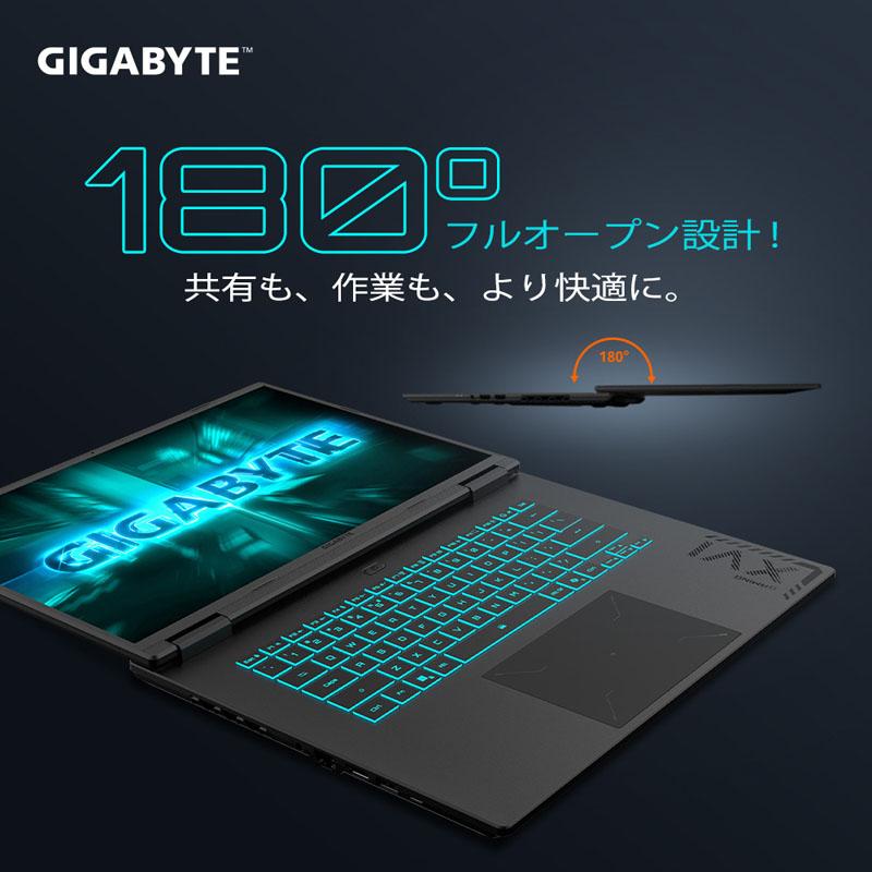 GAMING A16 CMHI2JP894SP ゲーミングノートパソコン GAMING A16(RTX 4050) ブラックスチール ［16.0型 /Windows11 Pro /intel Core i7 /メモリ：16GB /SSD：1… | GIGA-BYTE | 04