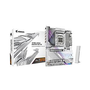 GIGABYTE(ギガバイト) マザーボード(Socket AM5) X870E AORUS MASTER X3D ICE ホワイト X870E A MASTER X ICE ［ATX］ | GIGA-BYTE