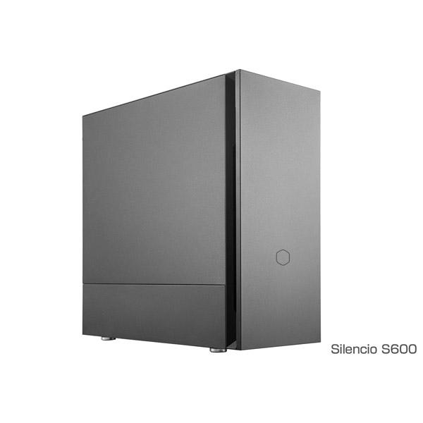 クーラーマスター Silencio S600 MCS-S600-KN5N-S00 (ミドルタワーケース/電源別売り/ブラック/ソリッドパネルモデル) | Cooler Master | 01