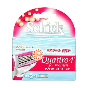 シック Schick（シック） クアトロ4 フォーウーマン替刃（2個）〔替刃〕 | 
