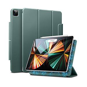 ESR 12.9インチ iPad Pro（第6/5/4世代）用 Rebound マグネットスリムケース Pencil収納 折りたたみ式  フォレストグリーン | 