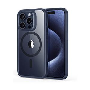 ESR iPhone 15 Pro（6.1インチ）ハイブリッドケース ESR Clear Dark Blue ClassicHybridCase(HaloLock)foriPhone15Pro | 
