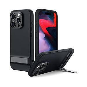 ESR iPhone 15 Pro（6.1インチ）スタンド付ソフトケース ESR Black ESRBoostKickstandCaseCompatiblewithiPhone15Pro | 