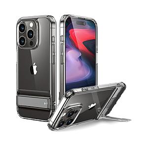 ESR iPhone 15 Pro Max（6.7インチ）スタンド付ソフトケース ESR Clear ESRBoostKickstandCaseCompatiblewithiPhone15ProMax | 