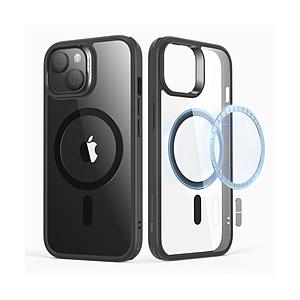 ESR iPhone 15 Plus（6.7インチ）MagSafe対応ハイブリッドケース ESR Clear Black ClassicHybridCase(HaloLock)foriPhone15Plus | 