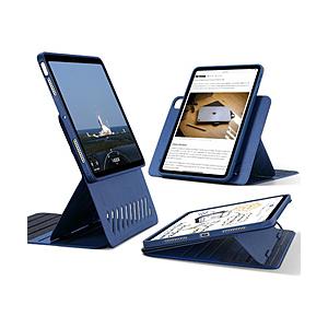 ESR 11インチiPad Air（M3/M2）、10.9インチ iPad Air（第5/4世代）用 Shift Magnetic マグネットカバー付き回転式ケース  ブルー | 