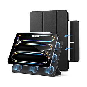 ESR 13インチiPad Pro（M5/M4）用 マグネットケース 三つ折りスタンド ESR Rebound Magnetic iPad Pro 13 M4 ブラック | 