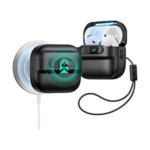 ESR Pulse AirPods 4イヤホンケース MagSafe対応 スライド式オープン設計 ESR ブラック 1C0130102 | 