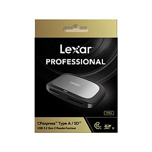 LEXAR LRW530U-RNBNJ LRW530U-RNBNJ Lexar CFexpressカードリーダーUSB3.2 Gen2 (CFexpress TypeーA SD対応)   ［USB3.1］ | 