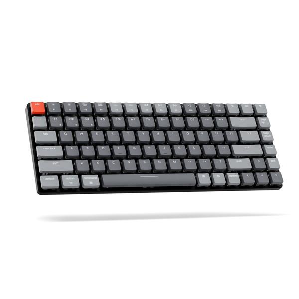 キークロン キーボード K3 RGBライト (赤軸・英語配列) K3-84-Optical