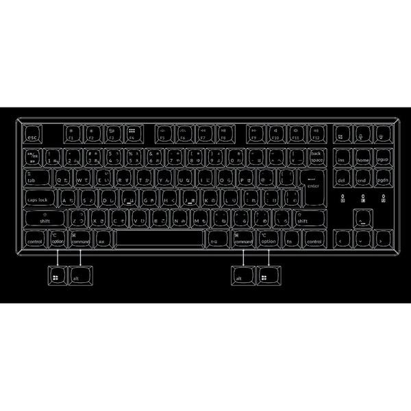 キークロン キーボード K8 Pro White LED(赤軸) ブラック K8P-G1-JIS ［有線・ワイヤレス /Bluetooth・USB-A＋USB-C］｜y-sofmap｜07