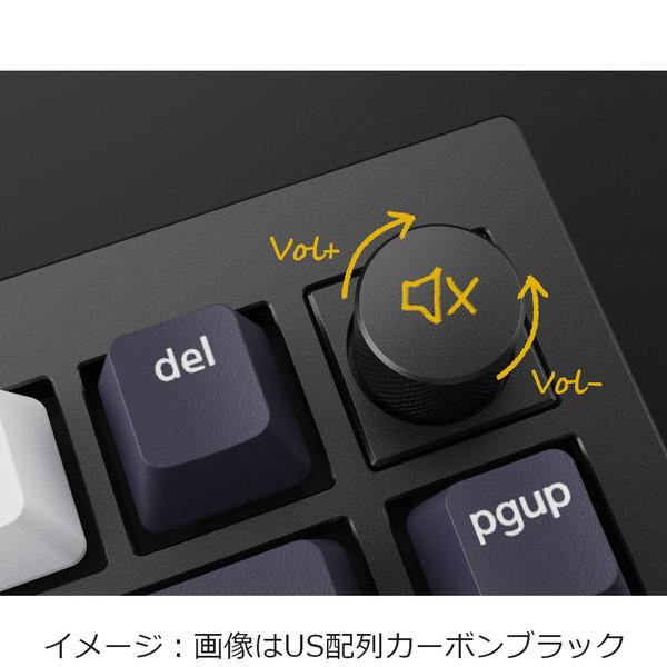 キークロン キーボード Q1(赤軸・英語配列) シルバーグレー Q1-N1-US