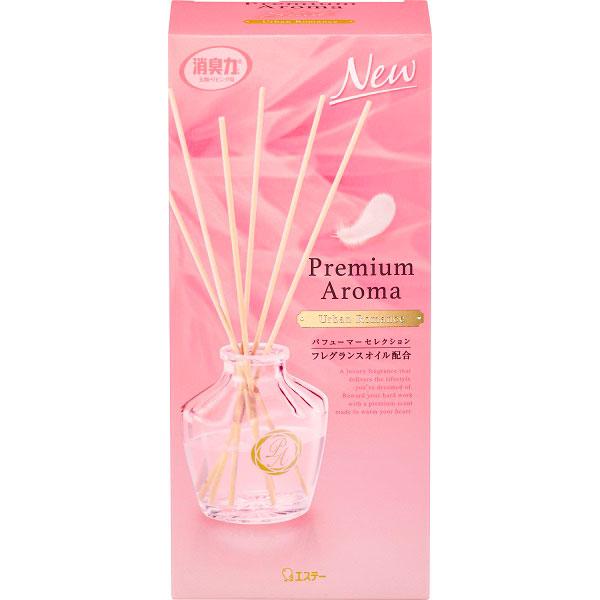 お部屋の消臭力 プレミアムアロマ スティック 本体 アーバンロマンス 50ml [消臭剤 芳香剤 ルームフレグランス リードディフューザー 部屋用 玄関用 リビング用] | エステー | 01