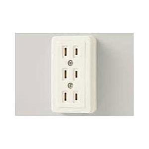 ELPA 角型トリプルコンセント　A-52H | ELPA