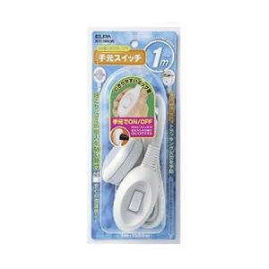 ELPA 手元スイッチコード （2P式・1個口・1m）　WTS-100B-W | ELPA