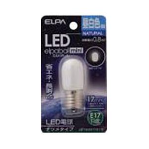 ELPA LED電球 「ナツメ形」（昼白色・口金E17）　LDT1N-G-E17-G110 | ELPA