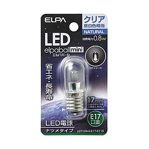 ELPA LED電球 「エルパボールミニ」（ナツメ形／昼白色相当・口金E17）　LDT1CN-G-E17-G115 | ELPA