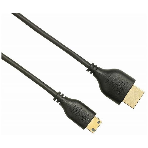 ELPA 1m［HDMI ⇔ ミニHDMI］　4K・3D・イーサネット対応 HDMIケーブル　DHAC4010 【864】 | ELPA | 01
