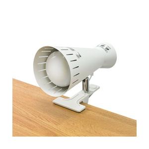 ELPA クリップライト 白熱、LED兼用タイプ クリップライト  パールホワイト SPOT-BNE100C(PW) | ELPA