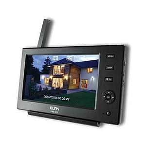 ELPA CMS-M71 液晶モニター　防犯カメラモニター ELPA バッテリー内蔵7インチ液晶モニター CMS-M71