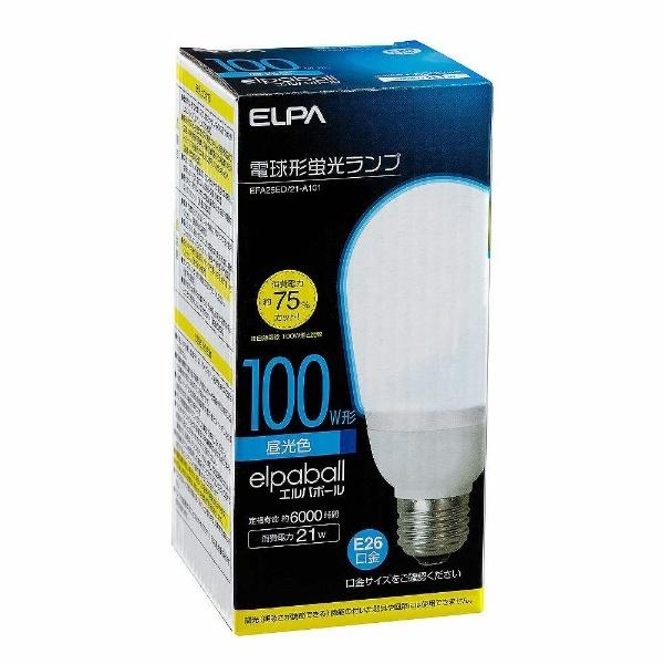 ELPA 電球形蛍光灯 A形 100W形EFA25ED/21-A101 | ELPA | 02