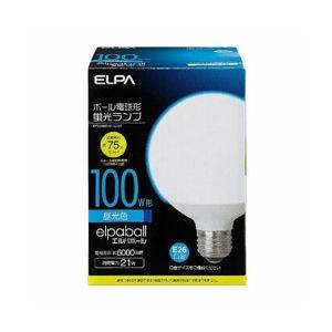 ELPA 電球形蛍光灯 G形 100W形EFG25ED/21-G101 | ELPA