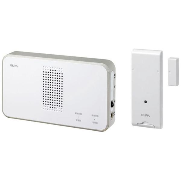 ELPA [ワイヤレスチャイム]受信器＋ドア開閉センサー送信器
