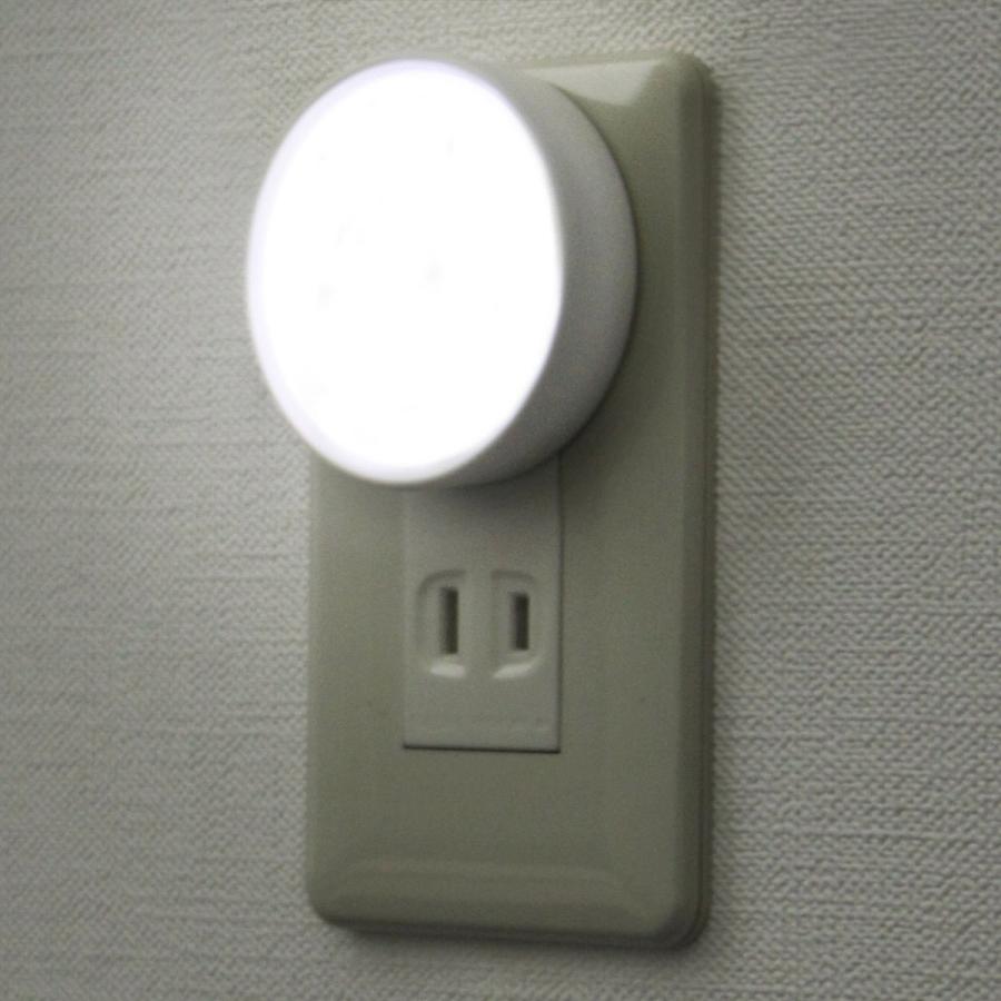 ELPA ＬＥＤスイッチ付ナイトライト スイッチ式 ホワイト PM-LA101(W) ［白色 /コンセント式］ | ELPA | 02