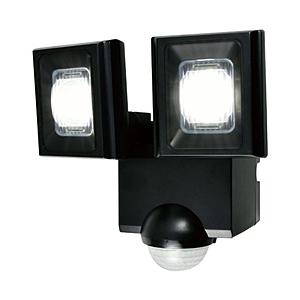 ELPA 屋外用LEDセンサーライト 乾電池式 2灯 ESL-N112DC [白色 /乾電池式] | ELPA