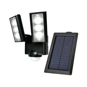 ELPA ソーラー発電式 LEDセンサーライト 2灯 ESL-312SL [白色 / ソーラー式] | ELPA