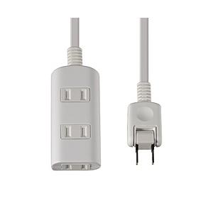 ELPA 扉付タップラン3個口　2m   WBT-N3020B(W) ［2.0m /3個口 /スイッチ無］ | ELPA