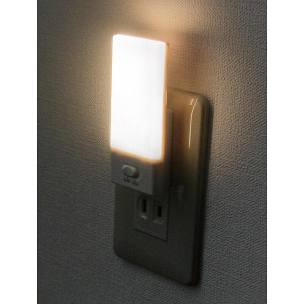 ELPA ＬＥＤセンサー付ライト  ホワイト PM-L104 ［白色 /コンセント式］ | ELPA | 04