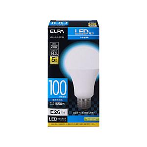 ELPA LED電球 Ａ形タイプ 100W相当 LDA14D-G-G5105 ［E26 /昼光色 /1個 /100W相当 /一般電球形 /広配光タイプ］ | ELPA