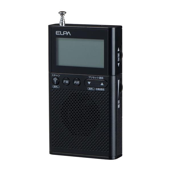 ELPA 液晶ポケットラジオ   ER-P62FL ［ワイドFM対応 /AM/FM］ | ELPA