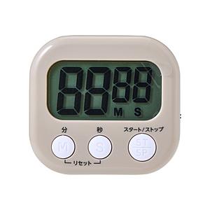 ELPA 大きく見やすいキッチンタイマーＩＶ　ON/OFFスイッチ付き  アイボリー TIM-01(IV) | ELPA