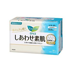 花王 ロリエしあわせ素肌 多い昼用 羽なし 24コ入(24個)〔生理用ショーツ(サニタリーショーツ)〕 ロリエ 白 [振込不可] | Kao