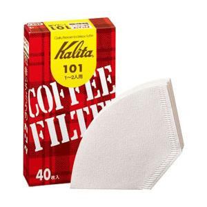 カリタ 101濾紙　ホワイト箱入り（40枚） | Kalita