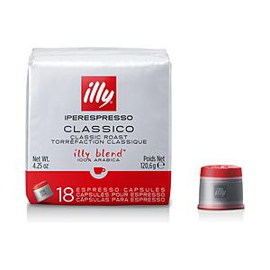 キーコーヒー illy（イリー） エスプレッソカプセル ミディアムロースト（クラシコ） 18個 | 